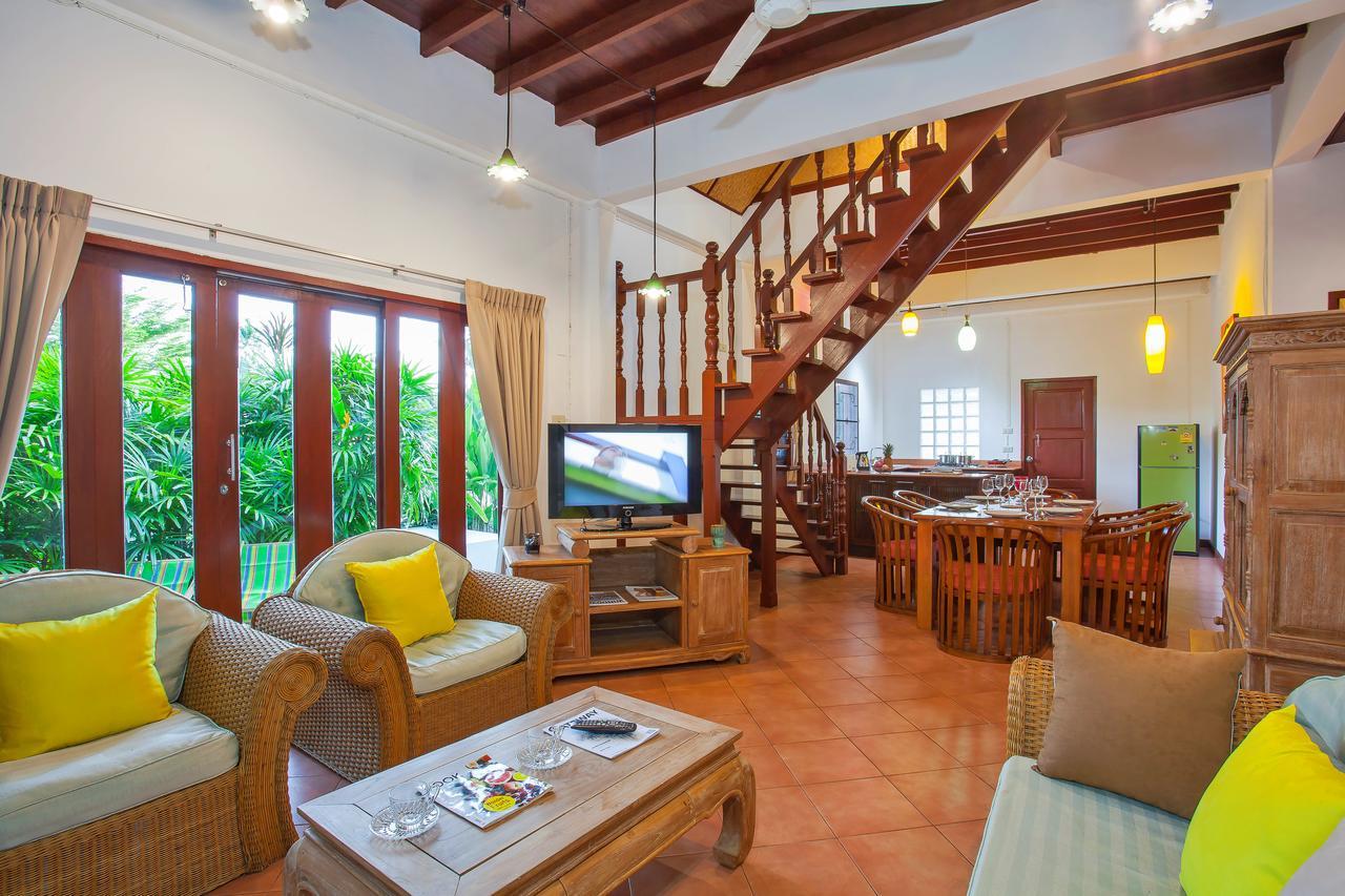 Traditional Thai Villa Nikkie In Tropical Nature, 4Br & Pool, Near Rawai Beach Nai Harn 외부 사진
